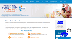 Desktop Screenshot of maitzhomeservices.com